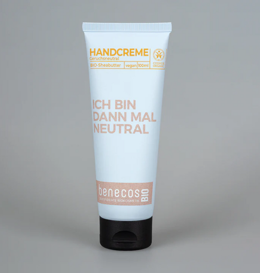 benecosBIO Handcreme BIO Sheabutter - ICH BIN DANN MAL NEUTRAL