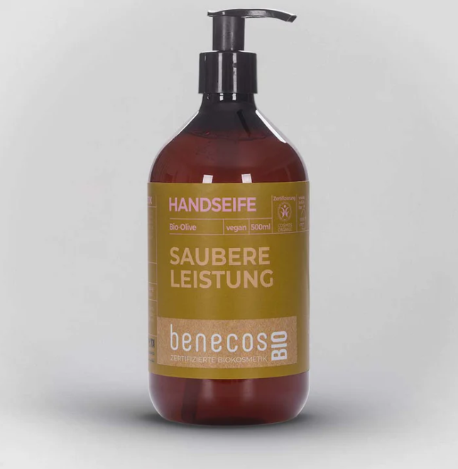 benecosBio Handseife Bio-Olive - SAUBERE LEISTUNG