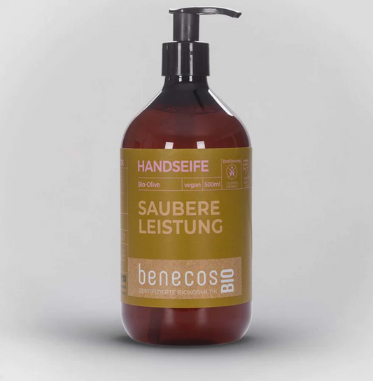 benecosBio Handseife Bio-Olive - SAUBERE LEISTUNG